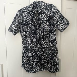 Hand printed dress shirt